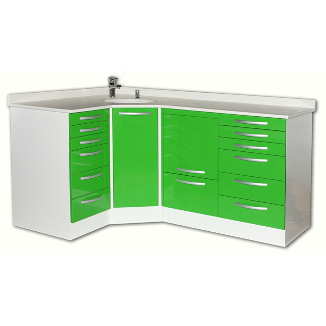 Various Styles Drawer Dental Cabinet with Sink
