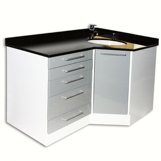Corner Combination Dental Cabinet