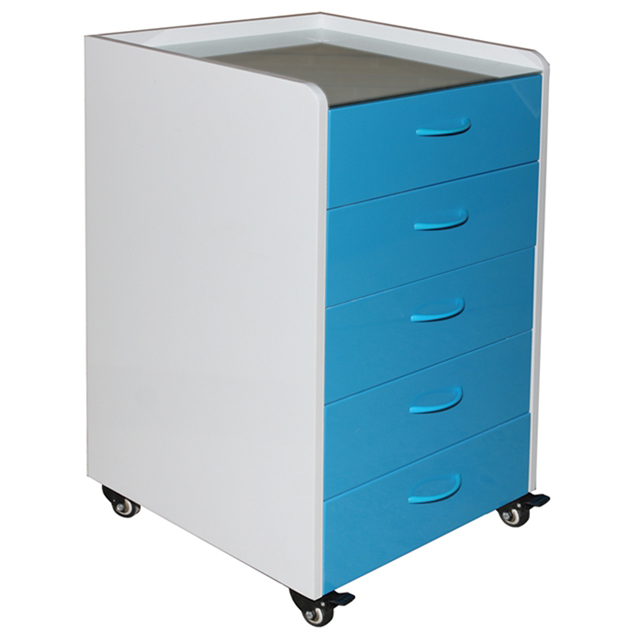 Marble Top Multi Drawer Dental Storage Cabinet